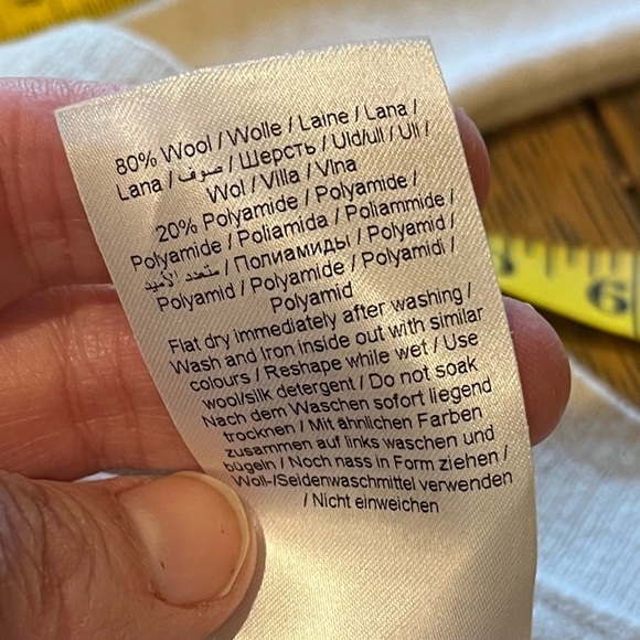 PART TWO • Beige Wool Knit Sweater with ¾ Sleeves • Size S - Picture 8 of 8